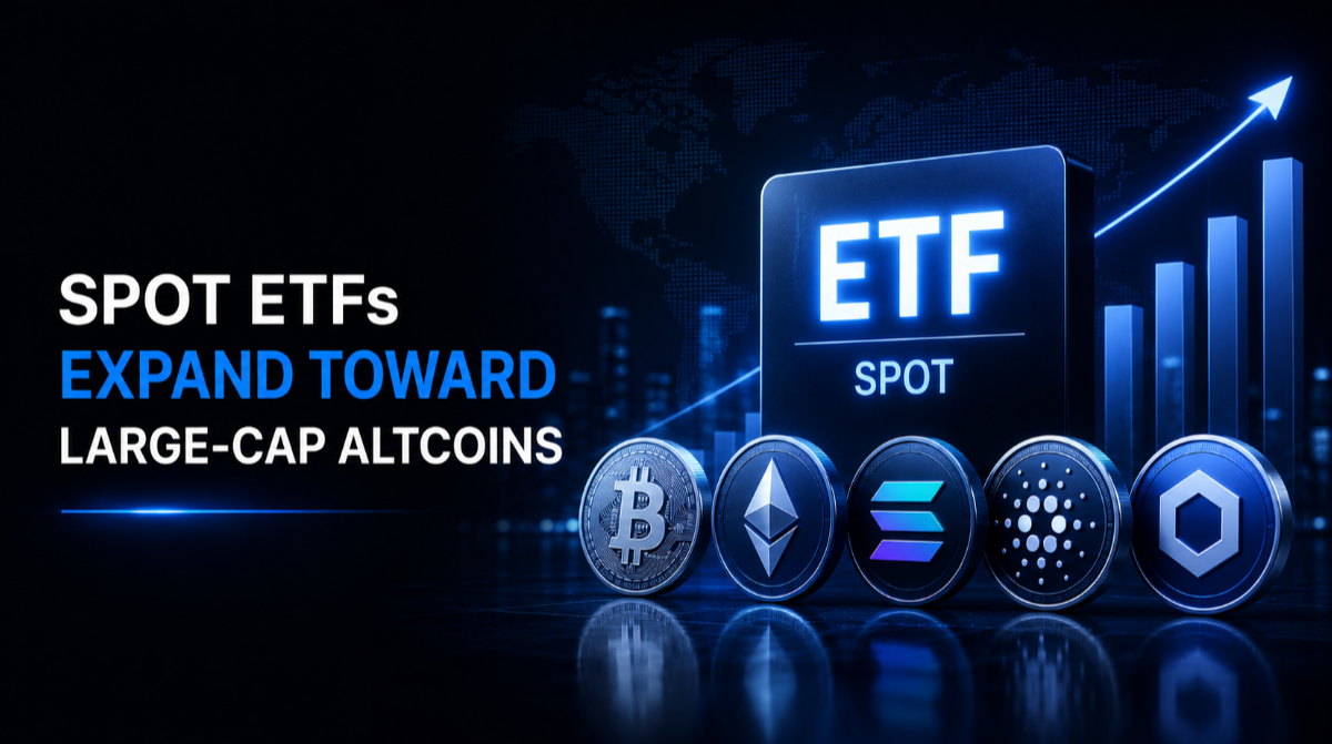 Spot ETFs expand toward large-cap altcoins