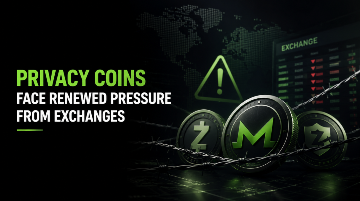 Privacy coins face renewed pressure from exchanges