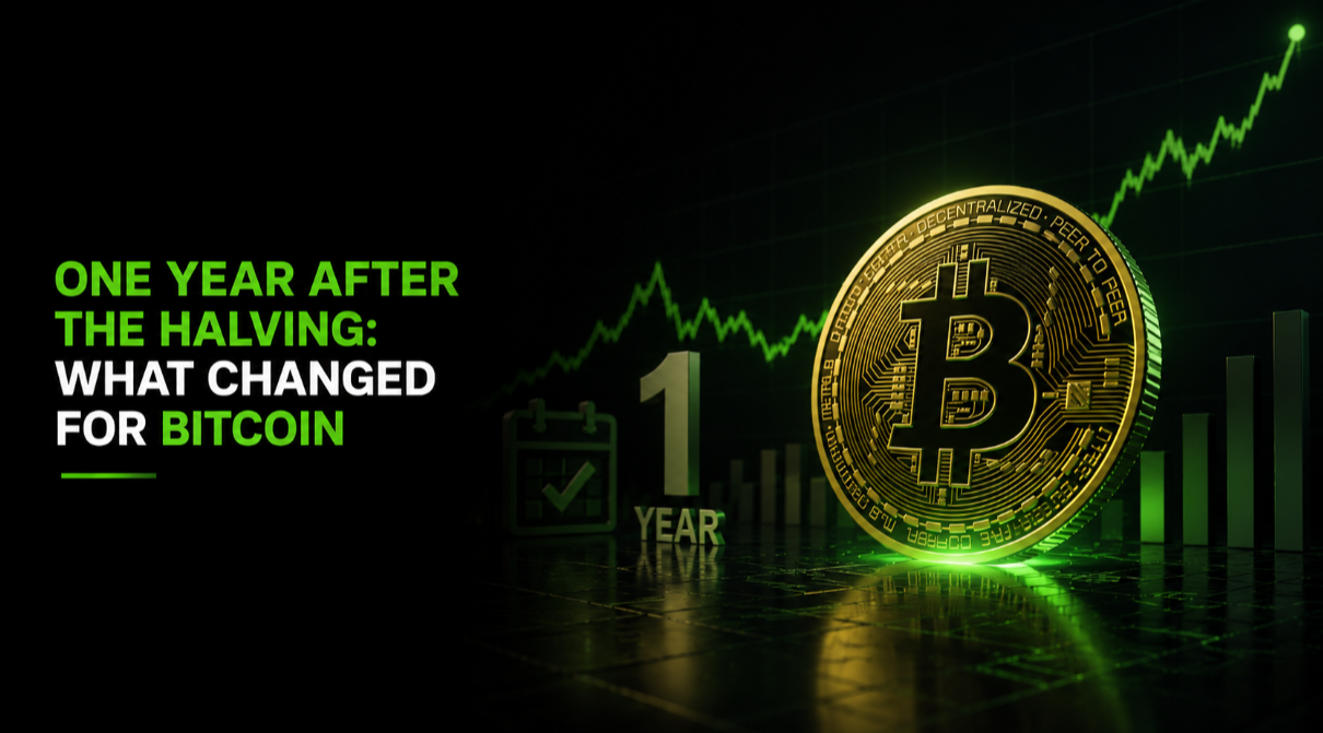 One year after the halving: what changed for Bitcoin