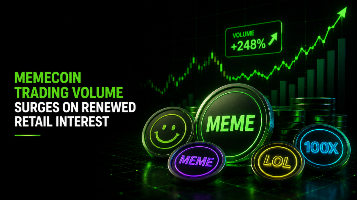 Memecoin trading volume surges on renewed retail interest