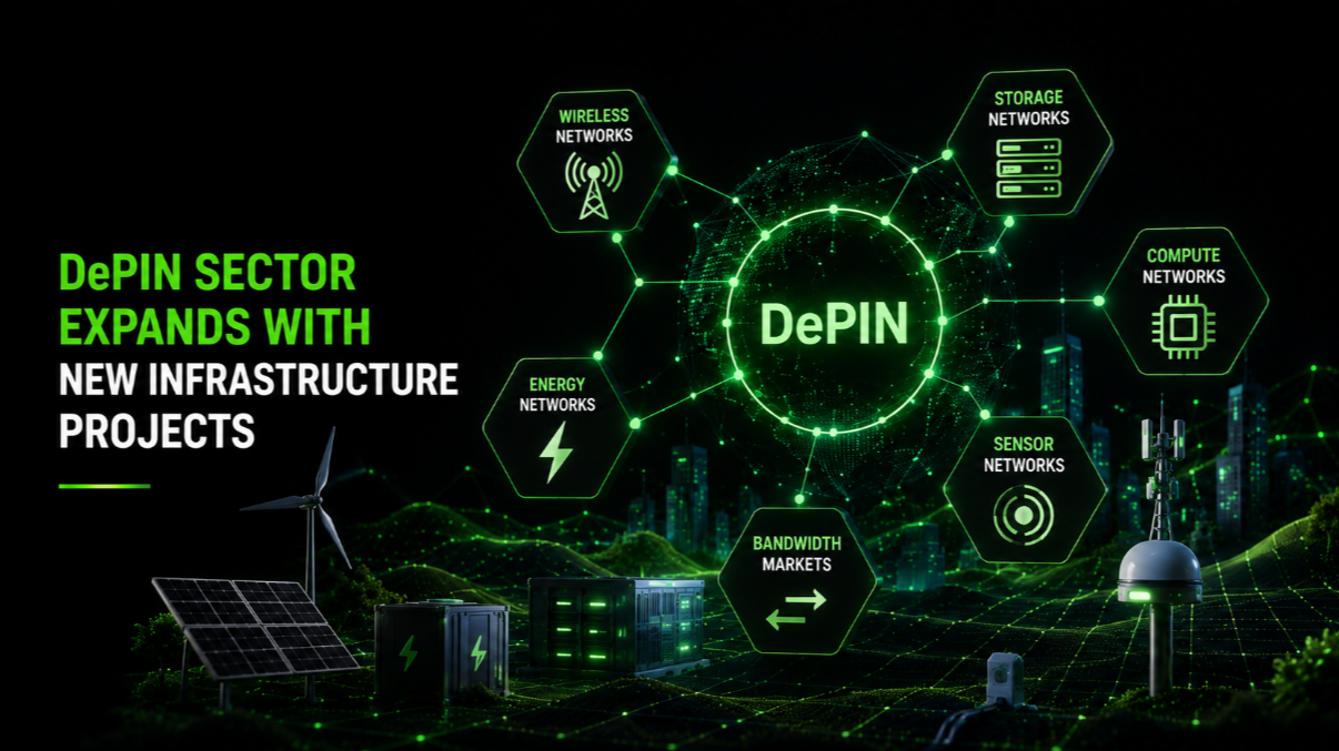 DePIN sector expands with new infrastructure projects