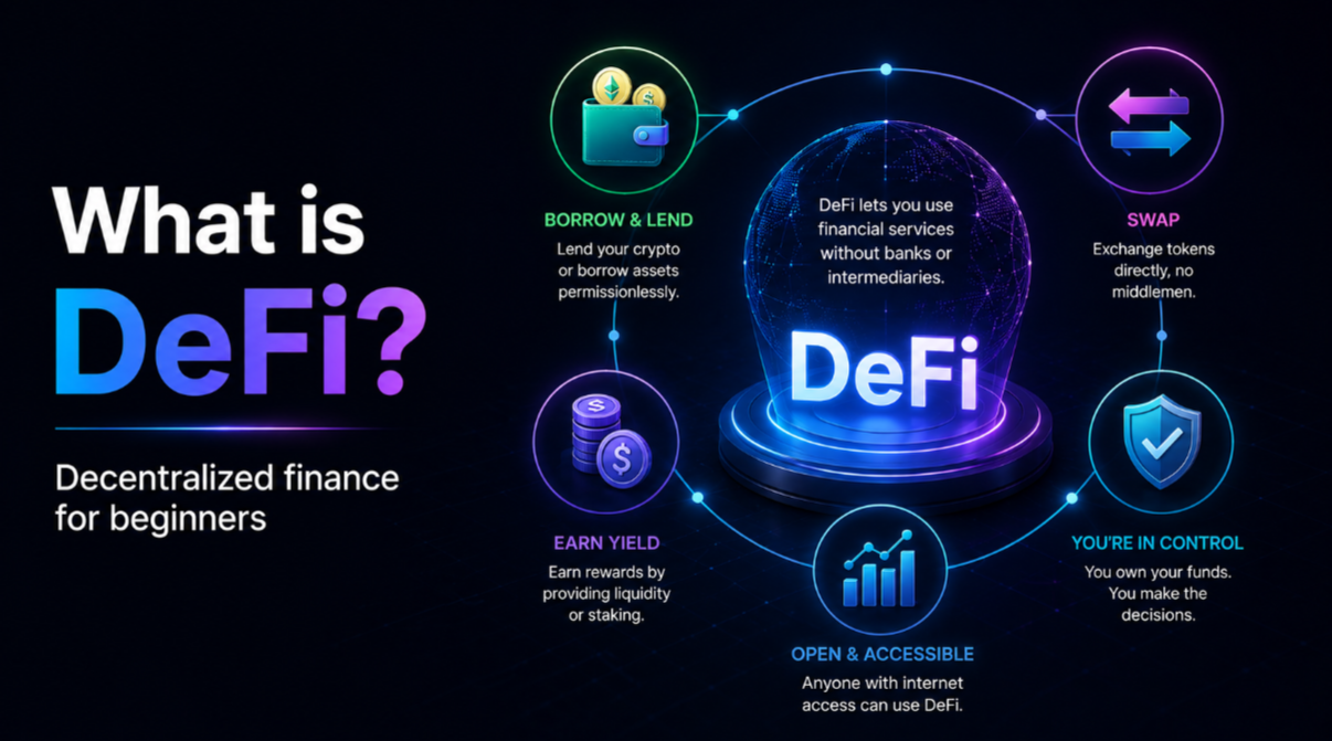 What is DeFi? Decentralized finance for beginners