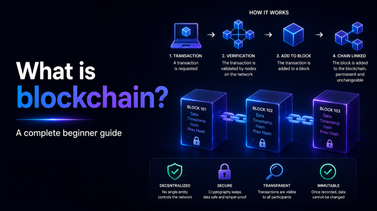 What is blockchain? A complete beginner guide