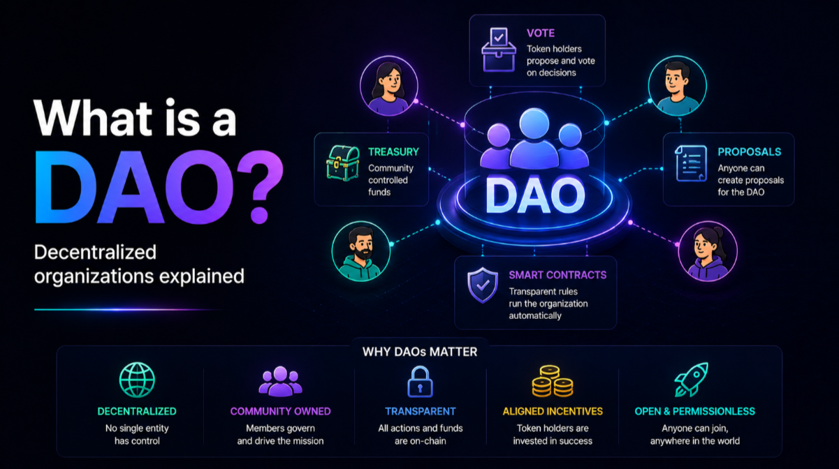 What is a DAO? Decentralized organizations explained