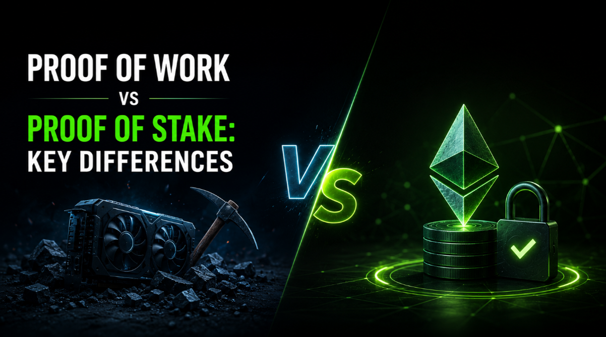 Proof of Work vs Proof of Stake: key differences