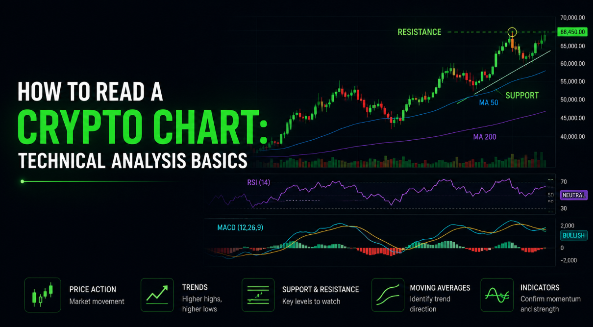 How to read a crypto chart: technical analysis basics