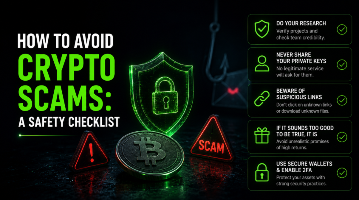 How to avoid crypto scams: a safety checklist