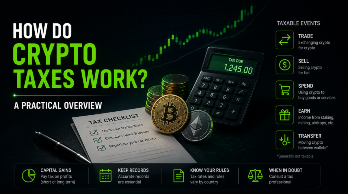 How do crypto taxes work? A practical overview