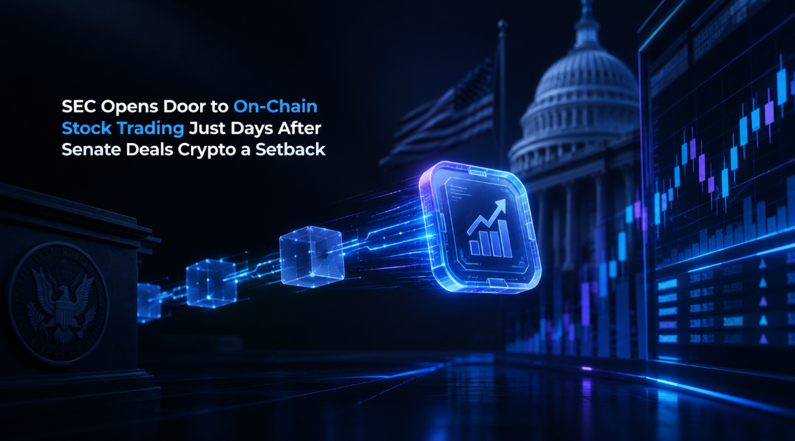 SEC Opens Door to On-Chain Stock Trading Just Days After Senate Deals Crypto a Setback
