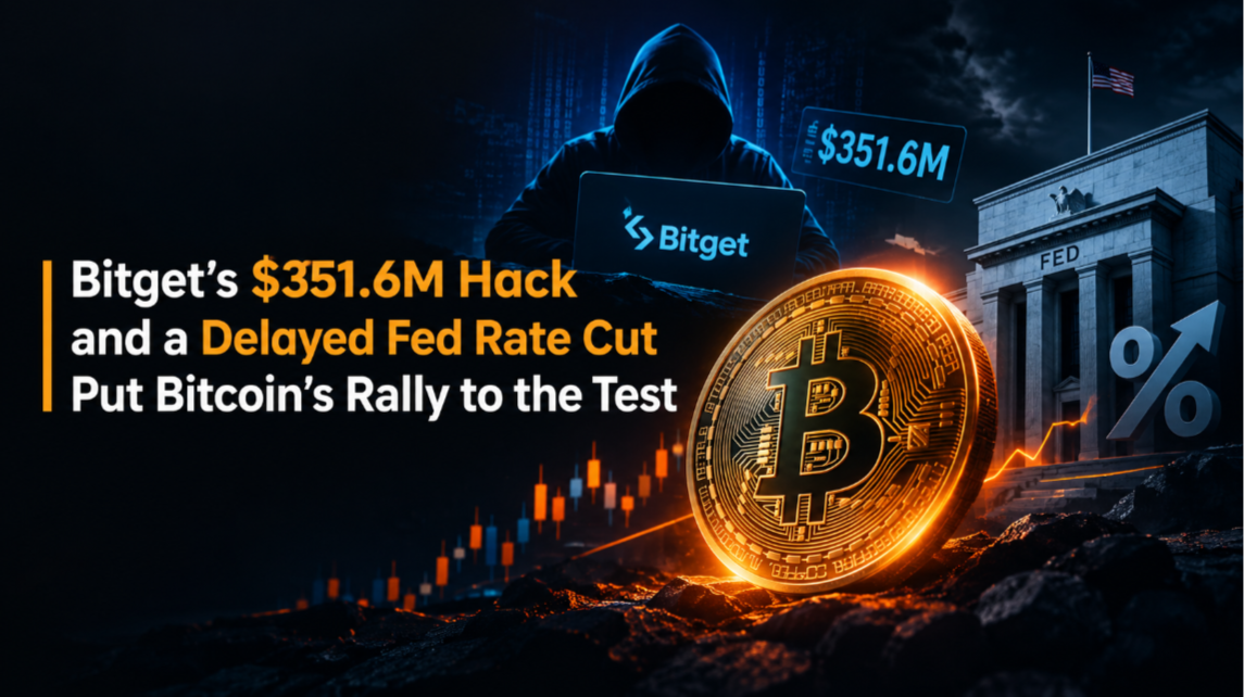 Bitget's $351.6M Hack and a Delayed Fed Rate Cut Put Bitcoin's Rally to the Test